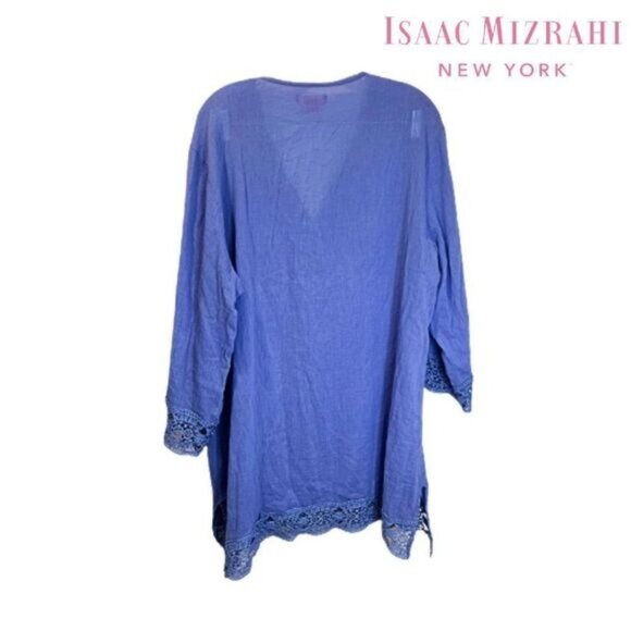Isaac Mizrahi Bathing Suit Cover Ups for Women Crochet Beach Coverup Swimsuits - Picture 3 of 9